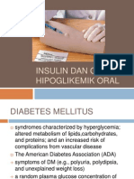 INSULIN Dan Obat Hipoglikemik Oral