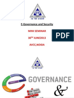 E-Governance and Security