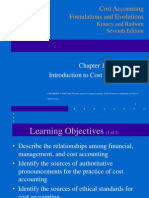 Chapter 1 - Introduction To Cost Accounting