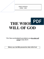 The Whole Will of God 