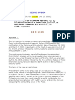 DAR Rep by Sec. Hernani Braganza vs. Philippine Communications Satellite Corp. G.R. No. 152640, June 15, 2006