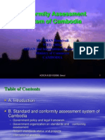 Development of Conformity Assessment System of Cambodia