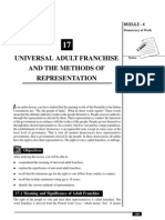 17 - Universal Adult Franchise and The Methods of Representation (188 KB)