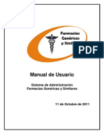 Manual de Usuario Farmacia