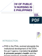 Overview of Public Health Nursing in The Philippines