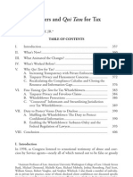 Whistleblowers - and - Qui - Tam - For - Tax - 1998 and Citizen Suits and Qui Tam Actions Private Enforcement 1996