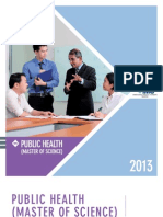IMU MSC Public Health Brochure