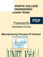 Jaypee Cement Project Report