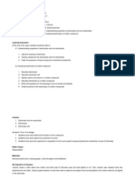 Lesson Plan Chemistry 6.1 and 6.2