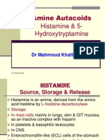 Amine Autacoids: Histamine & 5-Hydroxytryptamine