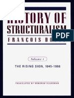 Dosse, François - History of Structuralism. Vol. 1 - The Rising Sign, 1945-1966