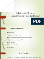 Capital Structure and Its Impact On Profitability