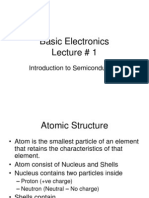 Basic Electronics Lecture # 1: Introduction To Semiconductors