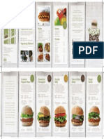 Vegan Burger Menu PDF