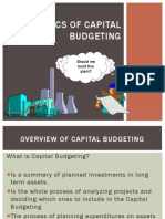 Basic Capital Budgeting