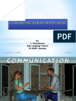 Communication With Deaf