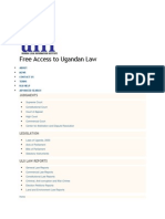 Free Access To Ugandan Law: Judgments