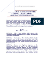 NCMB Procedural Guidelines in The Conduct of Voluntary Arbitration Proceedings