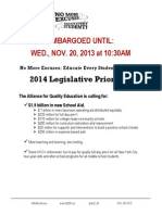 11.20.2013 AQE 2014 Legislative Priorites Embargoed