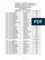 Result Mbbs Final Prof 2011