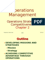 Operations Management (OPM530) - C2 Operations Strategy