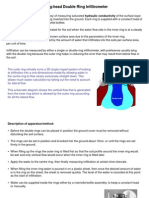 Falling-Head Double Ring Infiltrometer
