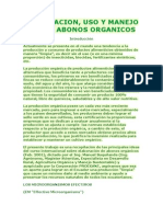 ELABORACION - Uso y Manejo de Abonos Organicos