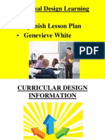 Universal Design Learning Lesson Plan