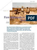 First Diamonds in Botswana