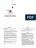 Paringa Football Club Constitution