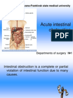 Acute Intestinal Obstruction...