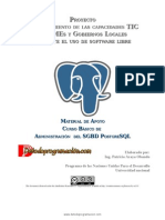 Curso Básico de Administración Del SGBD PostgreSQL