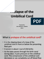 Prolapse of The Umbilical Cord