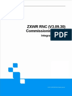 ZXWR RNC (V3 (1) .09.30) Commissioning Guide - Integration Manual - R1.0