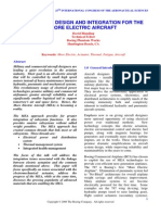 Subsystem Design and Integration For The More Electric Aircraft