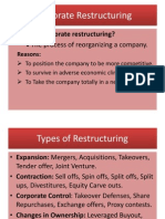 Corporate Restructuring