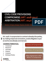 ADR Civil Code Provisions