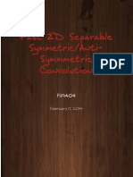 Fast 2D Separable Symmetric/Anti-Symmmetric Convolution