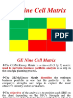 23 - GE Nine Cell Matrix