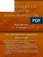 EEP 101/ECON 125 Natural Resources (NR) : David Zilberman UC Berkeley