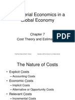 Managerial Economics in A Global Economy: Cost Theory and Estimation