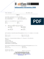 IIT-JEE-Mathematics-Screening-2000: Trans Web Educational Services Pvt. LTD B - 147,1st Floor, Sec-6, NOIDA, UP-201301