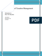 Assignment of Taxation Management: NTN Procedure Submitted To: Prof. M. Muzaffar