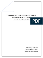 Competition Law in India US UK - A Comparative Analysis