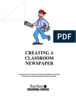 Creating A Classroom Newspaper