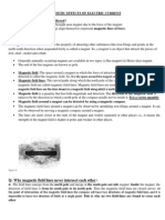 Magnetic Effects of Electric Current ( (Term I)