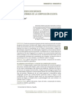 Los Géneros Discursivos y La Composición Escrita