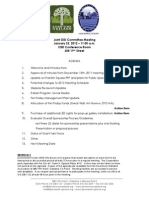 DISI Meeting January, 25, 2012 Agenda Packet