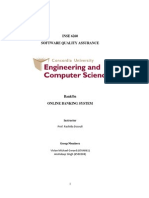 INSE 6260 Software Quality Assurance: Prof. Rachida Dssouli