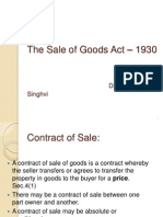 Sale of Goods Act-1930